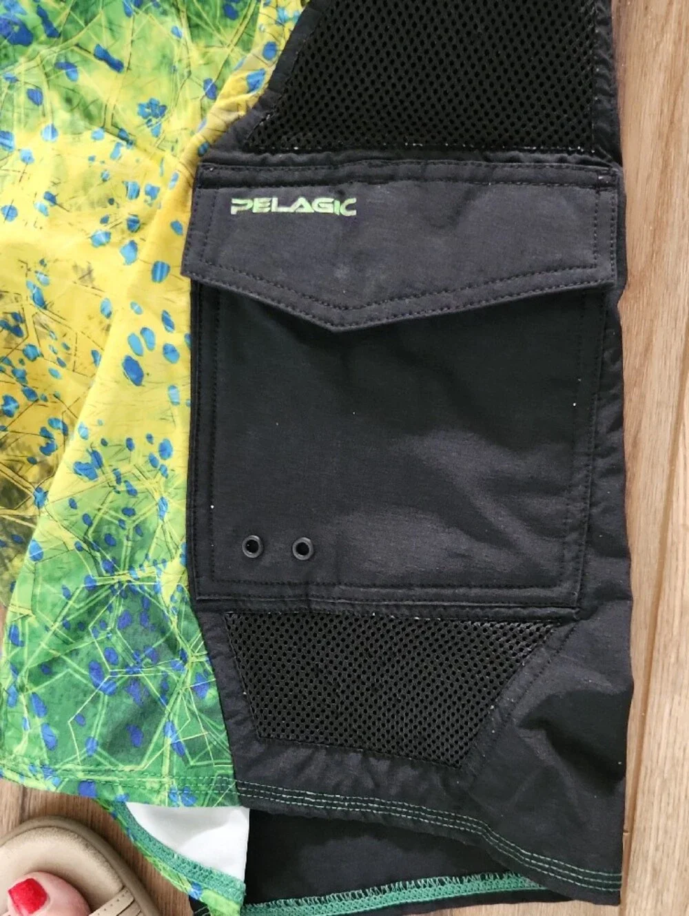 Pelagic FX Pro Tactical Fishing Shorts Mens Size 40 Adjustable Waist Six Pockets